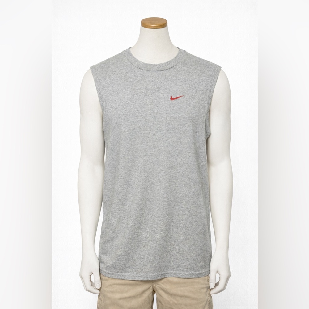 Nike Youth XL Sleeveless Tank Gray Graphic USA Small Fit